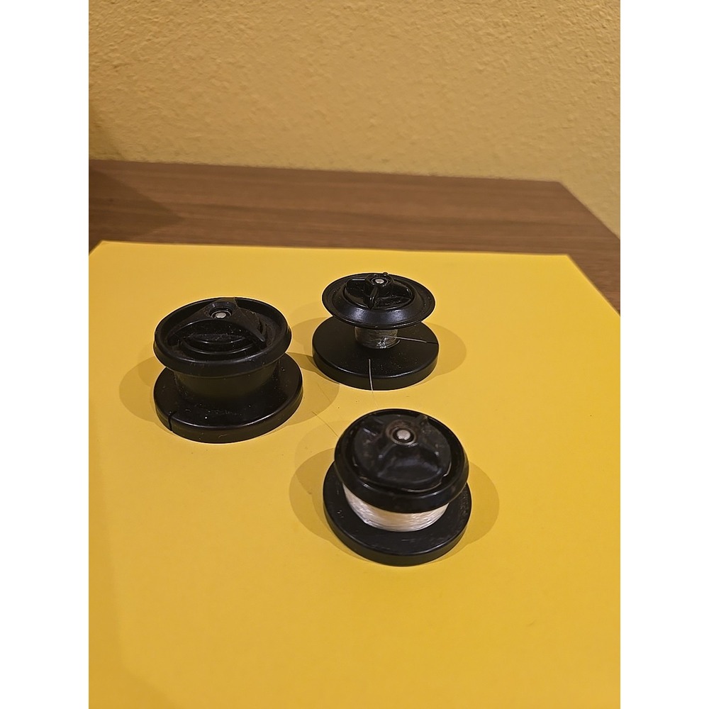 Lot of 3 vintage spare spools for Mitchell Spinning Reels Large & Small‎